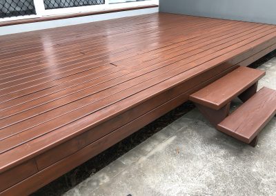 Outdoor Timber deck and stairs