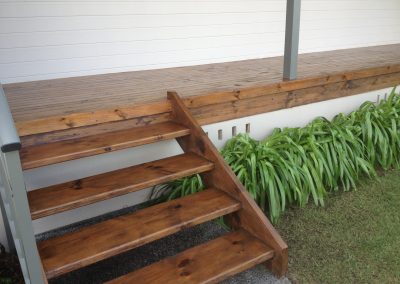 Outdoor Timber stairs