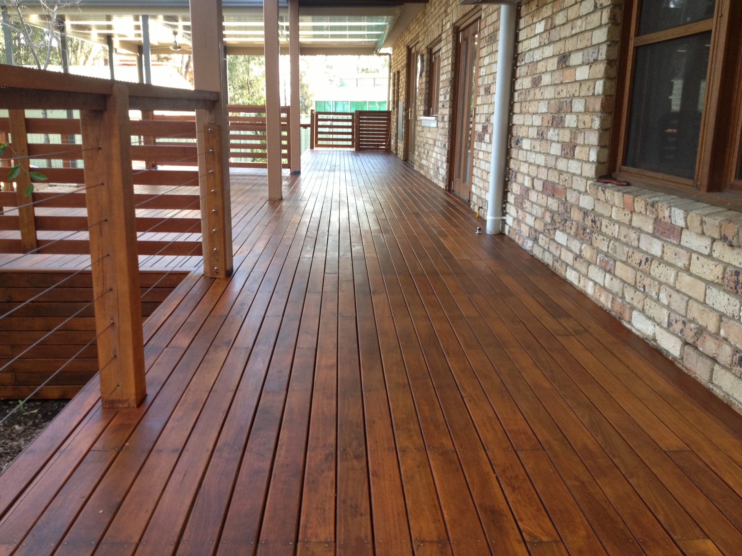 Timber deck restoration for home entertaining area